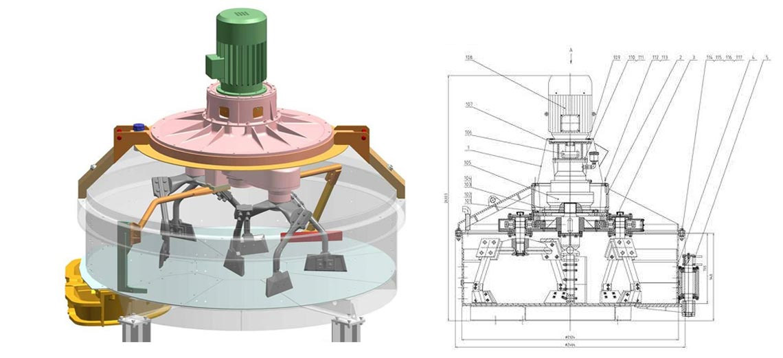 立軸行星式攪拌機(jī)360°無(wú)死角攪拌